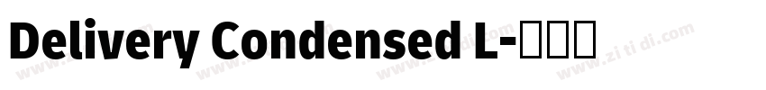 Delivery Condensed L字体转换
